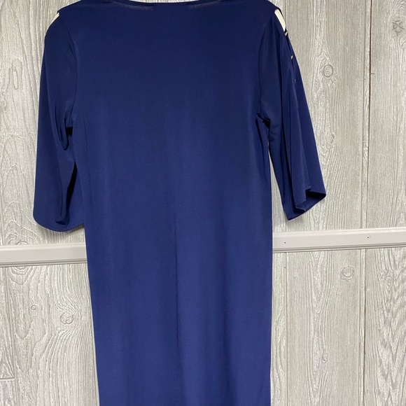 Blue Ladder Shoulder Michael Kors Dress Size Small Preloved - Picture 6 of 7